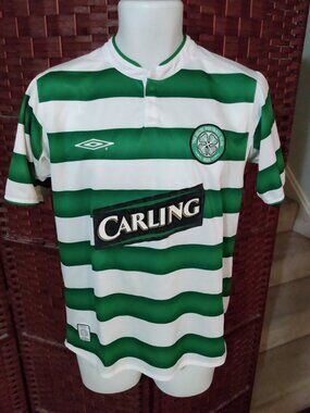 Vintage Umbro 2003 Celtic Football Club Jersey 100 Years Y2K Small